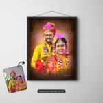 Wedding Couple Digital Painting - Image 2