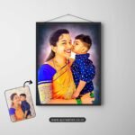 Children with Parents Digital Painting - Image 2