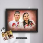 Wedding Couple Digital Painting - Image 9