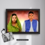 Black and white to colour & Digital Canvas Painting - Image 10