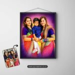 Children with Parents Digital Painting - Image 4