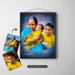 Children with Parents Digital Painting - Image 7