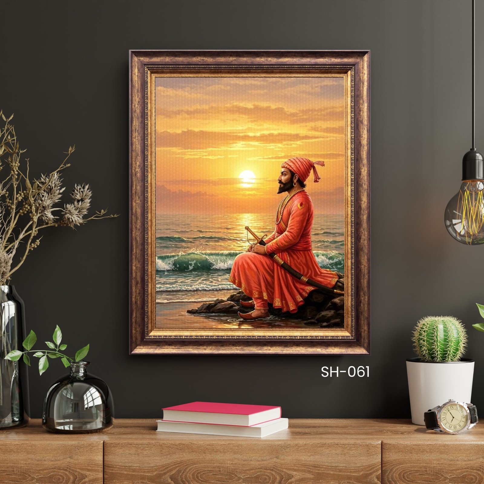 11 Chhatrapati Shivaji Maharaj Portraits 61-65 - Image 1