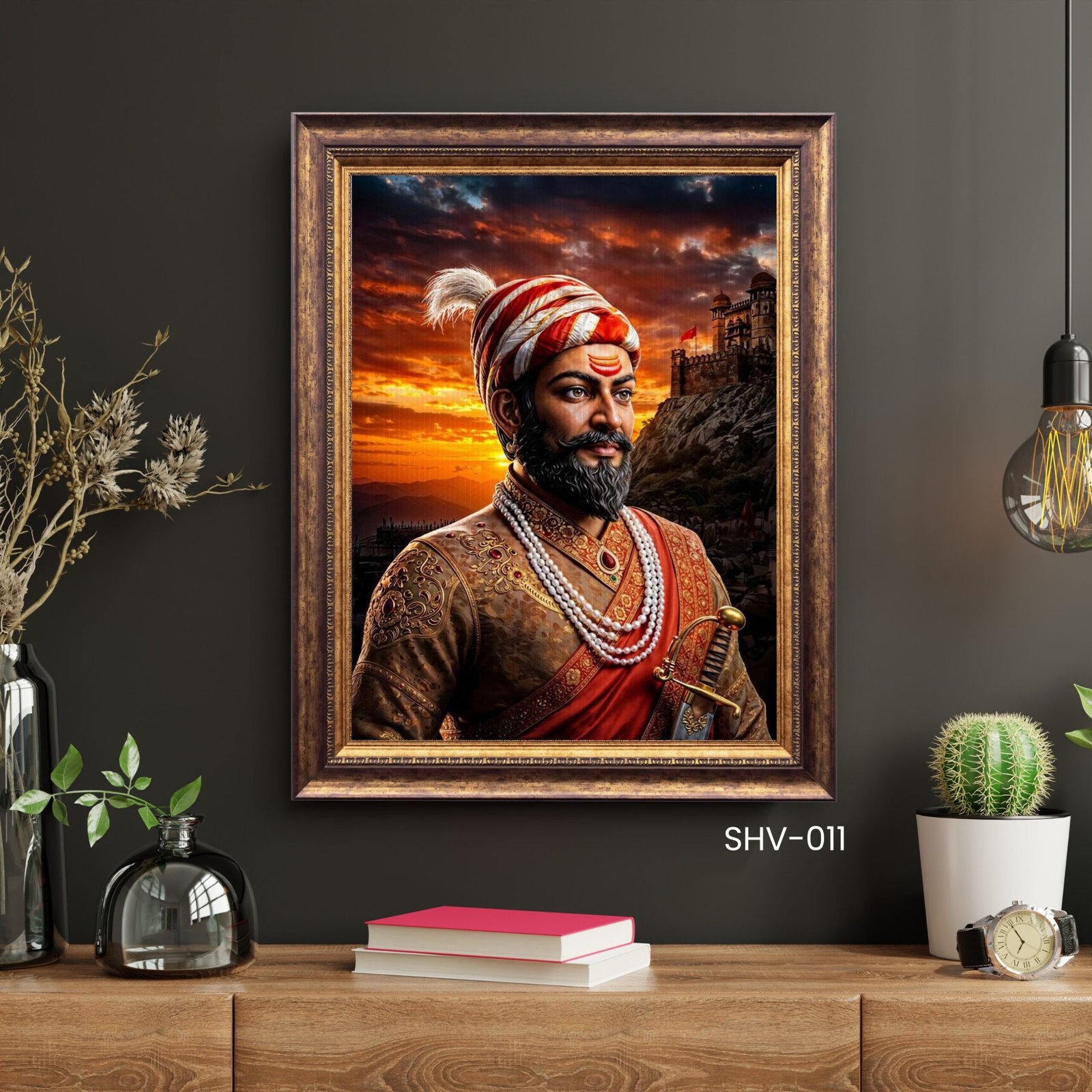28 Chhatrapati Shivaji Maharaj Portraits 76-80 - Image 1