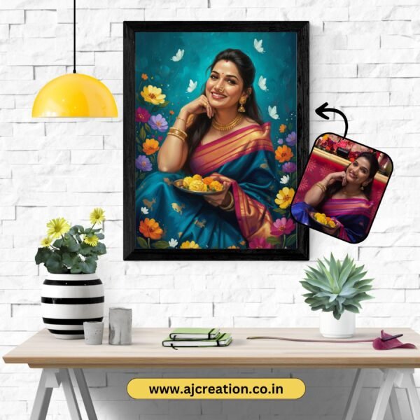 Blossom Aura Portrait