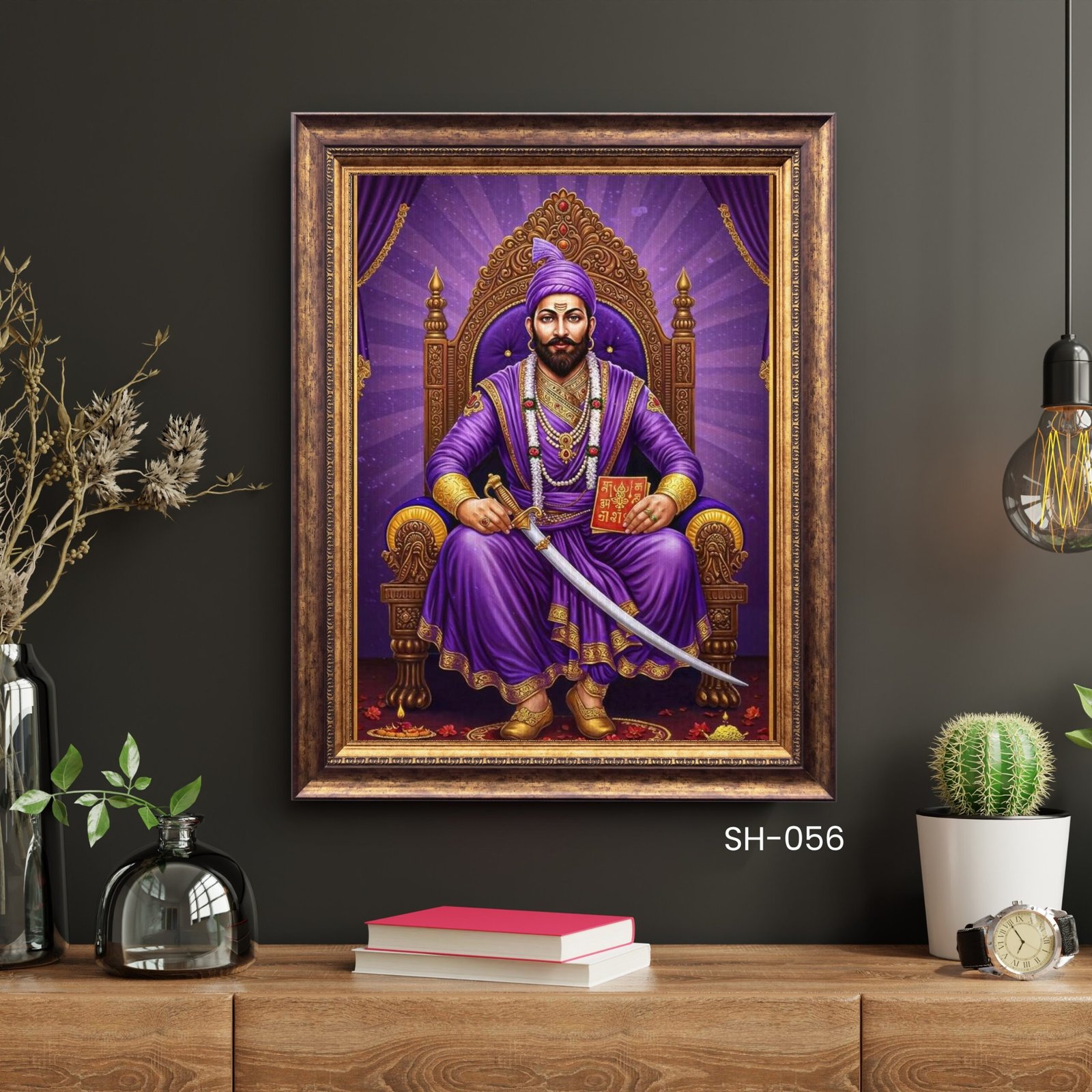 6 Chhatrapati Shivaji Maharaj Portraits 56-60 - Image 1